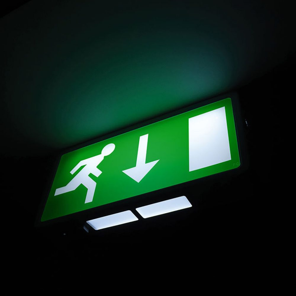 Emergency Lighting Running Man