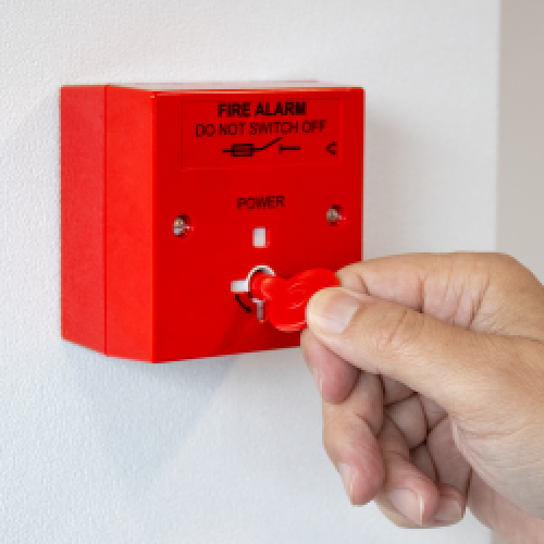 Fire alarm keyswitch